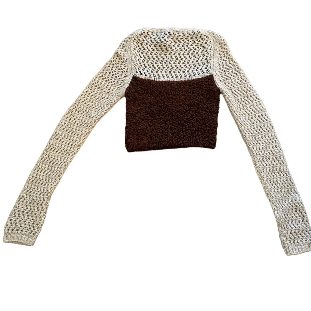 ZARA SHORT KNIT CROP TOP